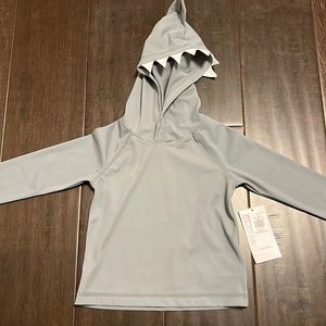 NWT Old Navy Baby Boys Shark Hooded Swim Rashguard Shirt!